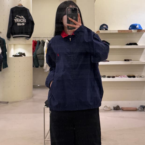 폴로 랄프로렌 포니 로고 나일론 스윙톱 자켓 U919