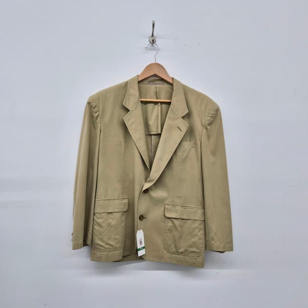 꾸레쥬 베이지색 면 재킷 남성 M