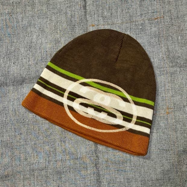 90s stussy 스투시 빈티지 스트라이프 비니