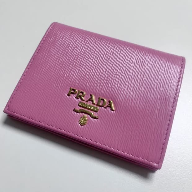 프라다 투톤 반지갑