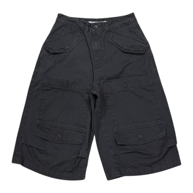 마뗑킴 프론트 포켓 버뮤다 팬츠 바지 차콜 S