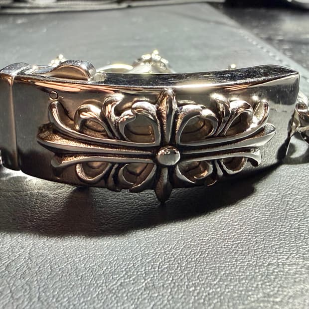 플뢰르 드 리스 (Fleur de lis) 문양 팔찌 