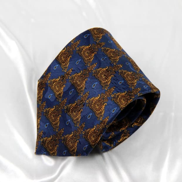 랑방 9.1cm A+등급 페이즐리 프랑스 남자 명품 넥타이