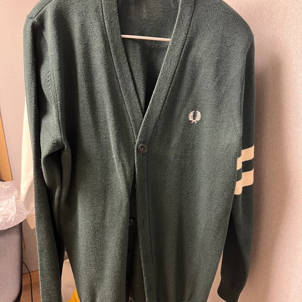 프레디페리 다크그린 가디건m