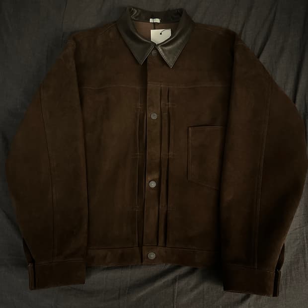 [3] 26SS 아프레쎄 빈티지 스웨이드 레더 1st 타입 자켓