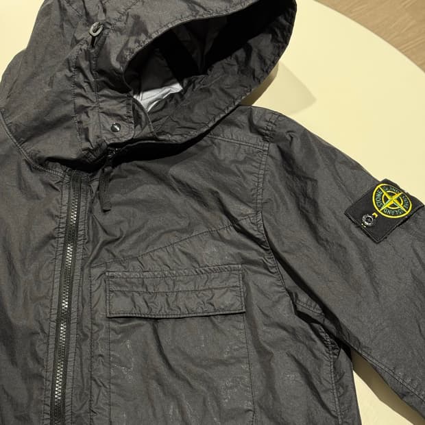 스톤아일랜드 22ss 멤브라나 블랙