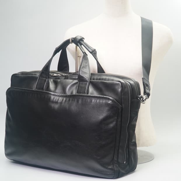 요시다 포터 러기지 라벨 카우스티어 레더 크로스백