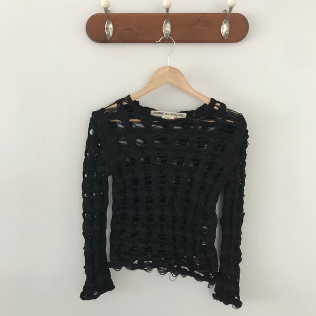 comme des garcons crochet knit AD2022