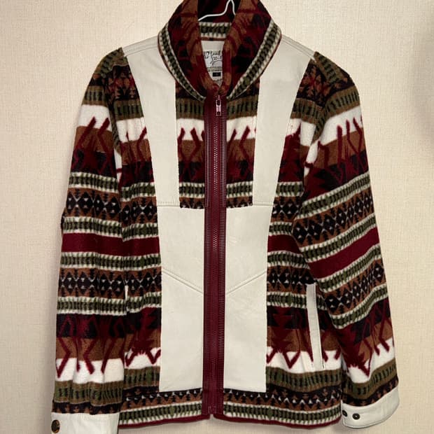 레더 후리스 자켓