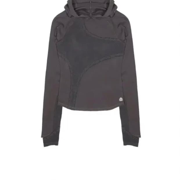 suu raw edge hoodie coyseio 코이세이오