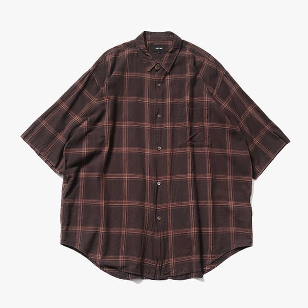 BEAMS - SMOKE CHECK EASY SHIRT