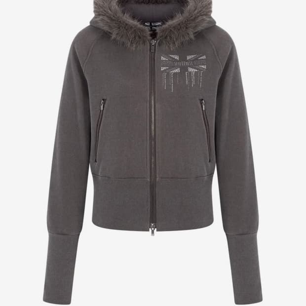 플리즈노팔로우 Becky Fur Hoodie Jacket 베키퍼후드집업