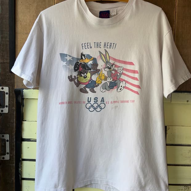 90s USA Olympic Looney Tunes Tee