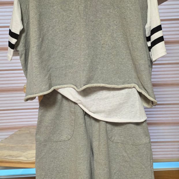 회색트레이닝세트