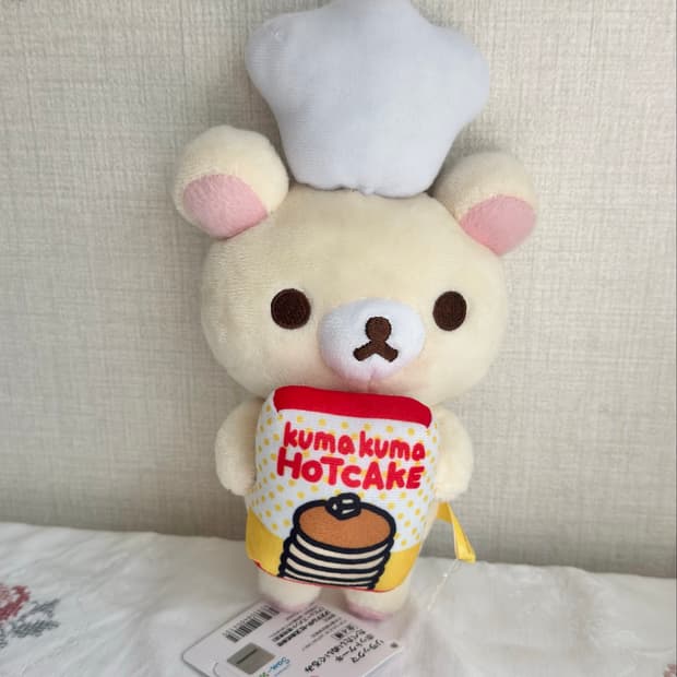 리락쿠마 코리락쿠마 핫케이크 요리사 봉제 인형