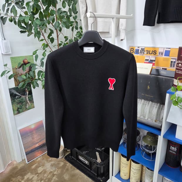 아미 메리노울100% 니트 M