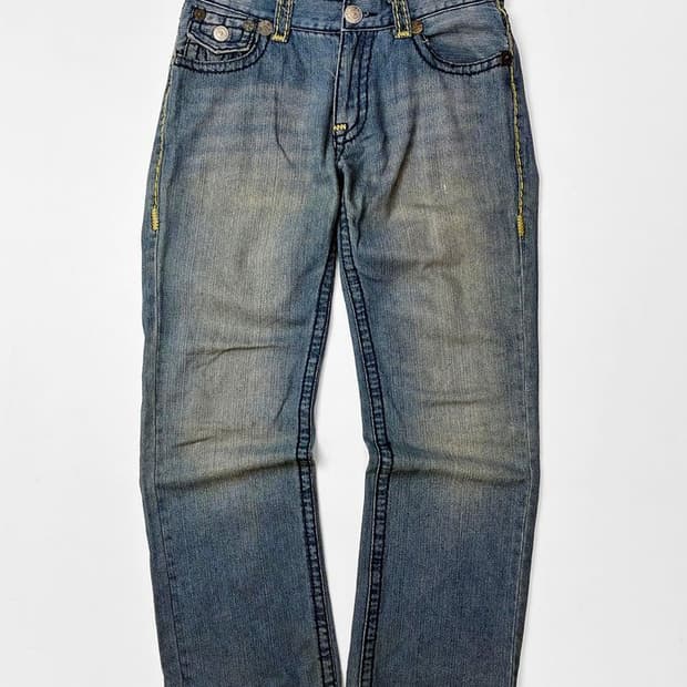 트루릴리젼 00s y2k USA 스트레이트 데님 팬츠 PN5275