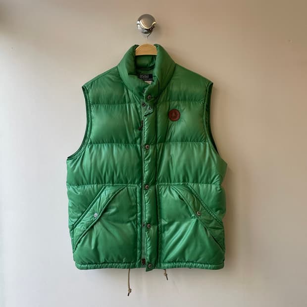 Polo goose down puffer vest 폴로 구스다운 푸퍼 