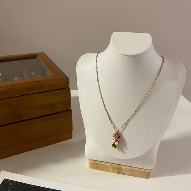 빈티지 미니마우스 목걸이