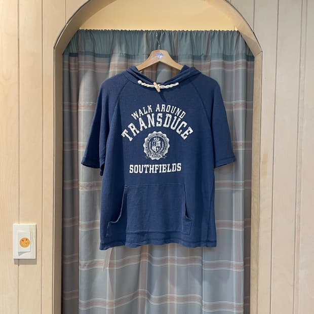 일본빈티지 모리걸 반팔후드