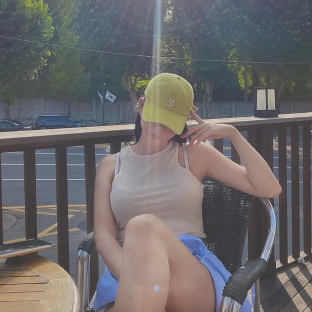 빈스모크 Washed Lime 볼캡