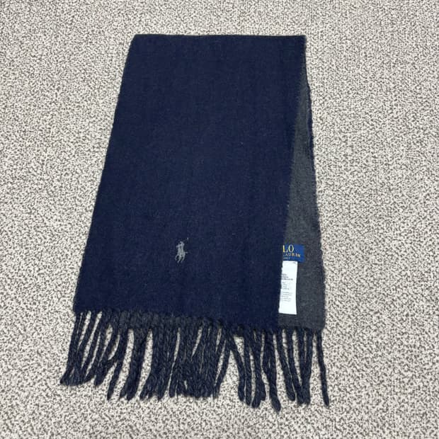 [택포,울80] 폴로 랄프로렌 이태리 투웨이 머플러 목도리 [A]