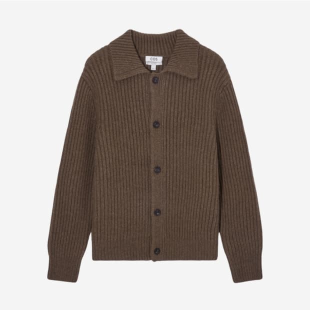 코스 리브드 알파카 블렌드 가디건 [M]