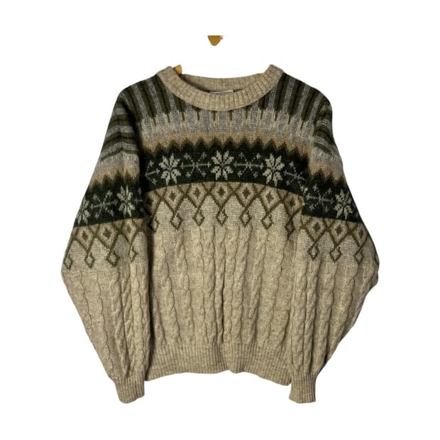 [ICEWOOL] 아일랜드 노르딕 울 니트