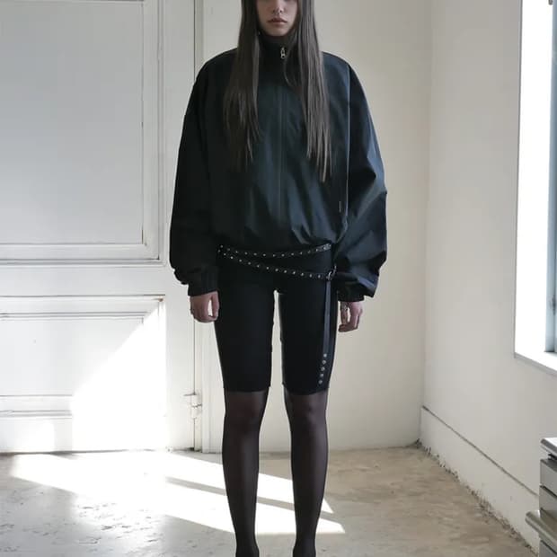 락케이크 Script Nylon Jacket 자켓 블랙