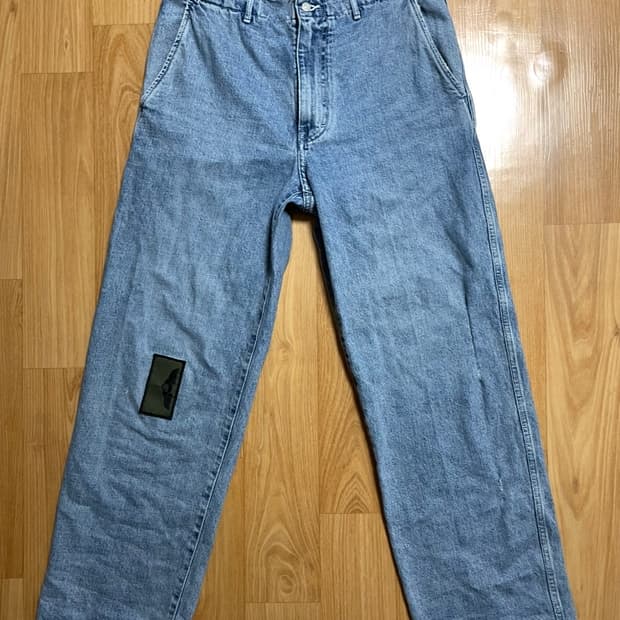 포터리 원워시드 와이드 데님