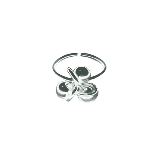 Tide ball ring _ silver 925