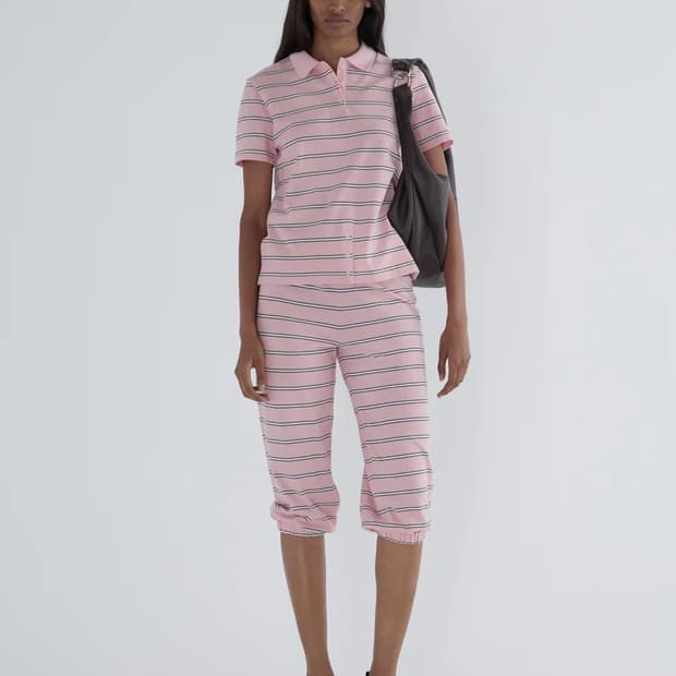 [XS,S]팔로마울 Mauri 스트라이프 팬츠/핑크