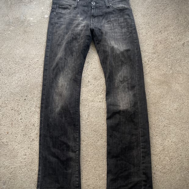 grey wash straight jeans