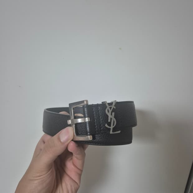 YSL 모노그램 벨트 80