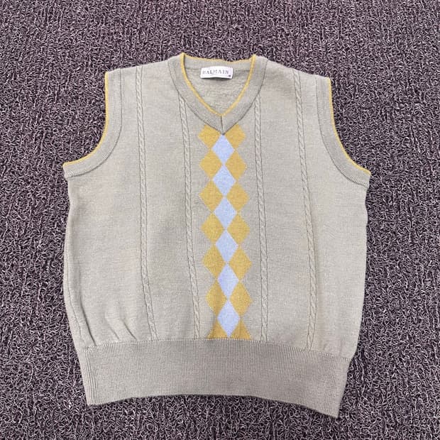 BALMAIN 발망 여성 니트 조끼 베스트 55사이즈