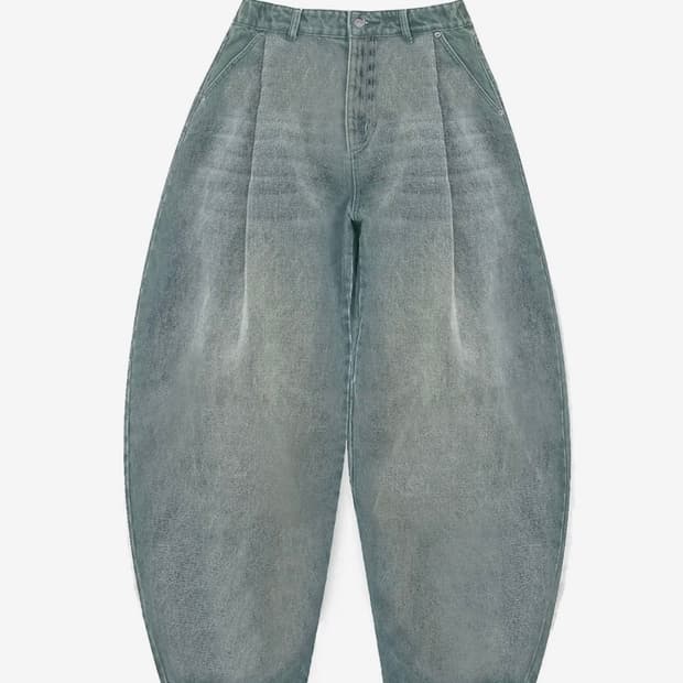 와이드 벌룬 데님