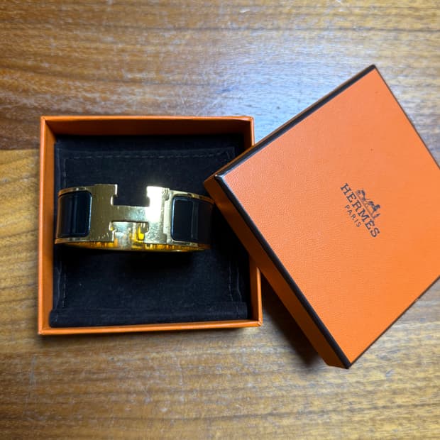 에르메스 클릭아슈 GM 블랙 골드