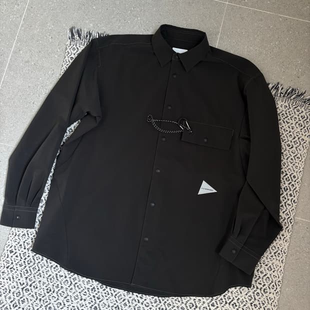 앤드원더 dry breathable ls 셔츠 챠콜