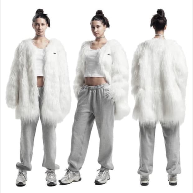 오도어 퍼자켓 블랙