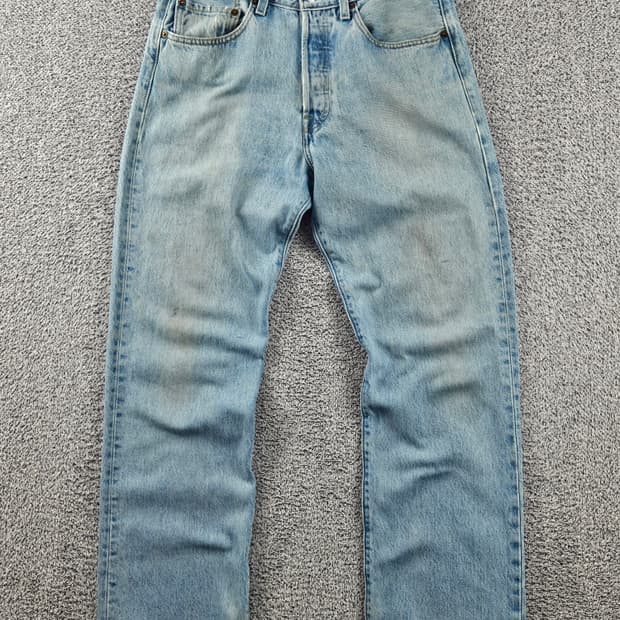 리바이스 501 라이트 데님 진 팬츠 ( 32X30 ) / 10863