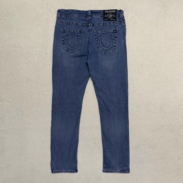 [34] 트루릴리전 슬림 스트레이트핏 데님팬츠