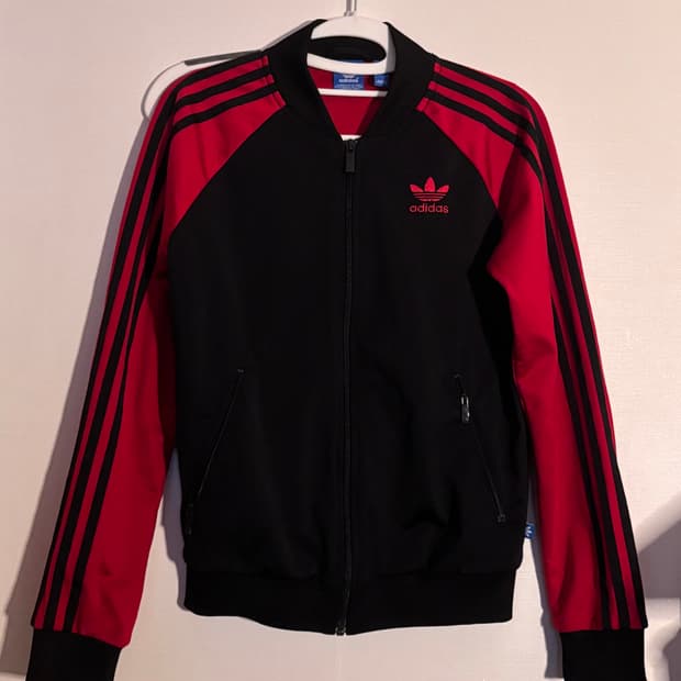 아디다스 유로파 슈퍼스타 검빨 져지 트랙탑