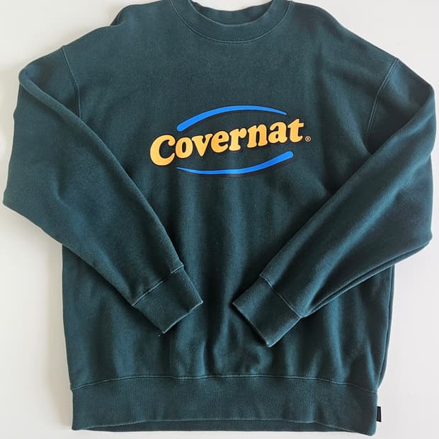 커버낫 1970 로고 맨투맨 브리티쉬 그린