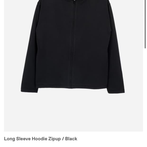  Suah longsleeve hoodie zipup 