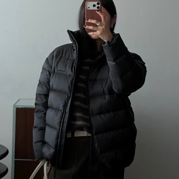 Ged 덕다운 패딩 블랙 s