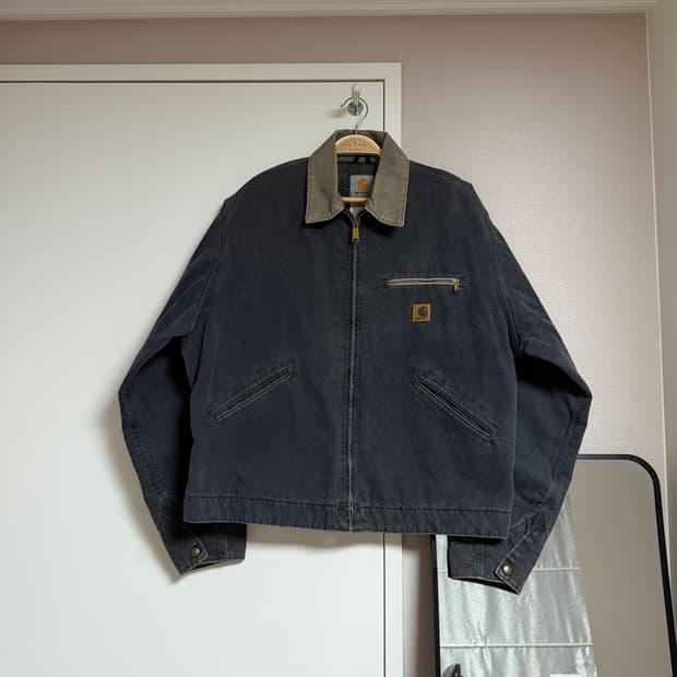 (희귀빈티지)[L]칼하트 디트로이트 J97 구형 PTL 황색카라 자켓