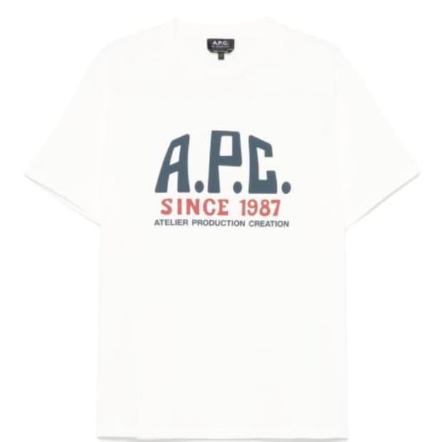 A.P.C. 아페쎄 로고 반팔 티셔츠 남여공용 병행수입 새상품