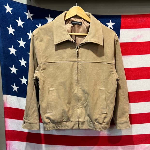 38컴온커먼 스웨이드 자켓