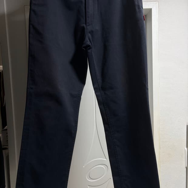 스투시 월드와이드 네이비 치노 팬츠