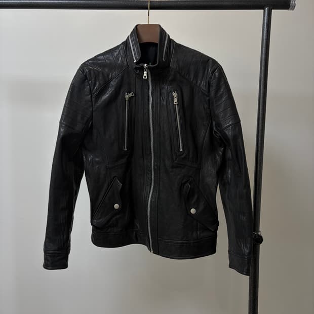 (XL) Guess 게스 양가죽 바이커 자켓